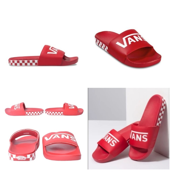 red vans slides